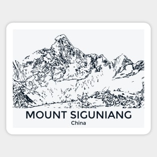 Mount Siguniang - China Sticker